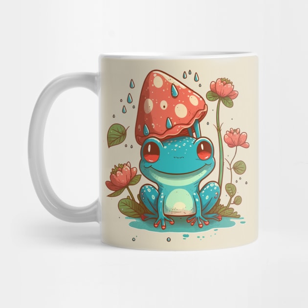 Strawberry Flowers Frog by FunnyZone
